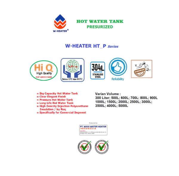 Feature Hot Tank HTP Series